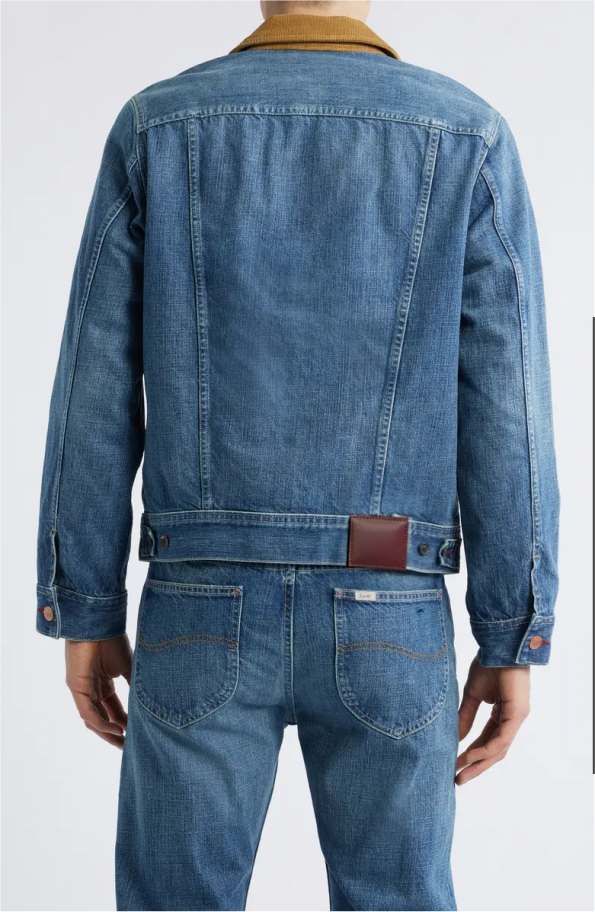 Stylish 2025 cotton denim jacket featuring button-up closure in USA