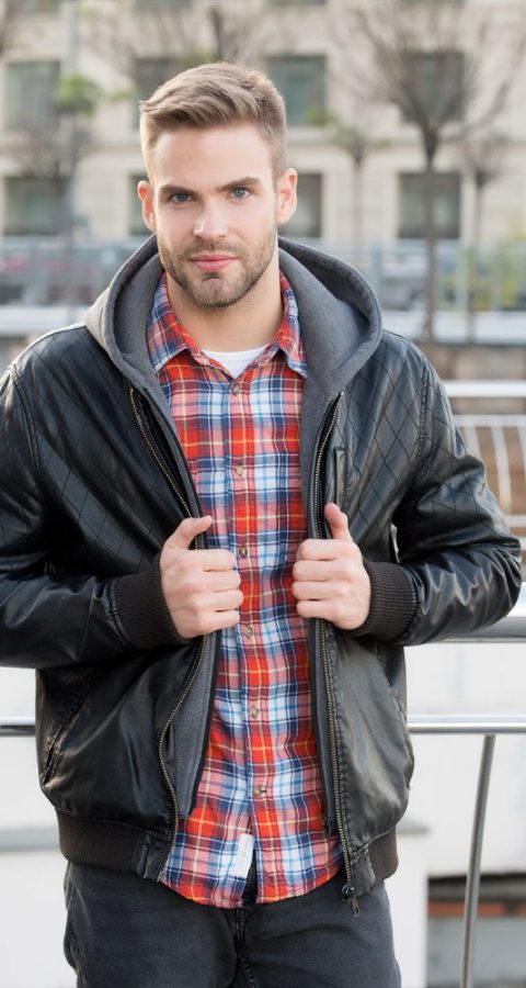 Men's Bomber Leather Jackets