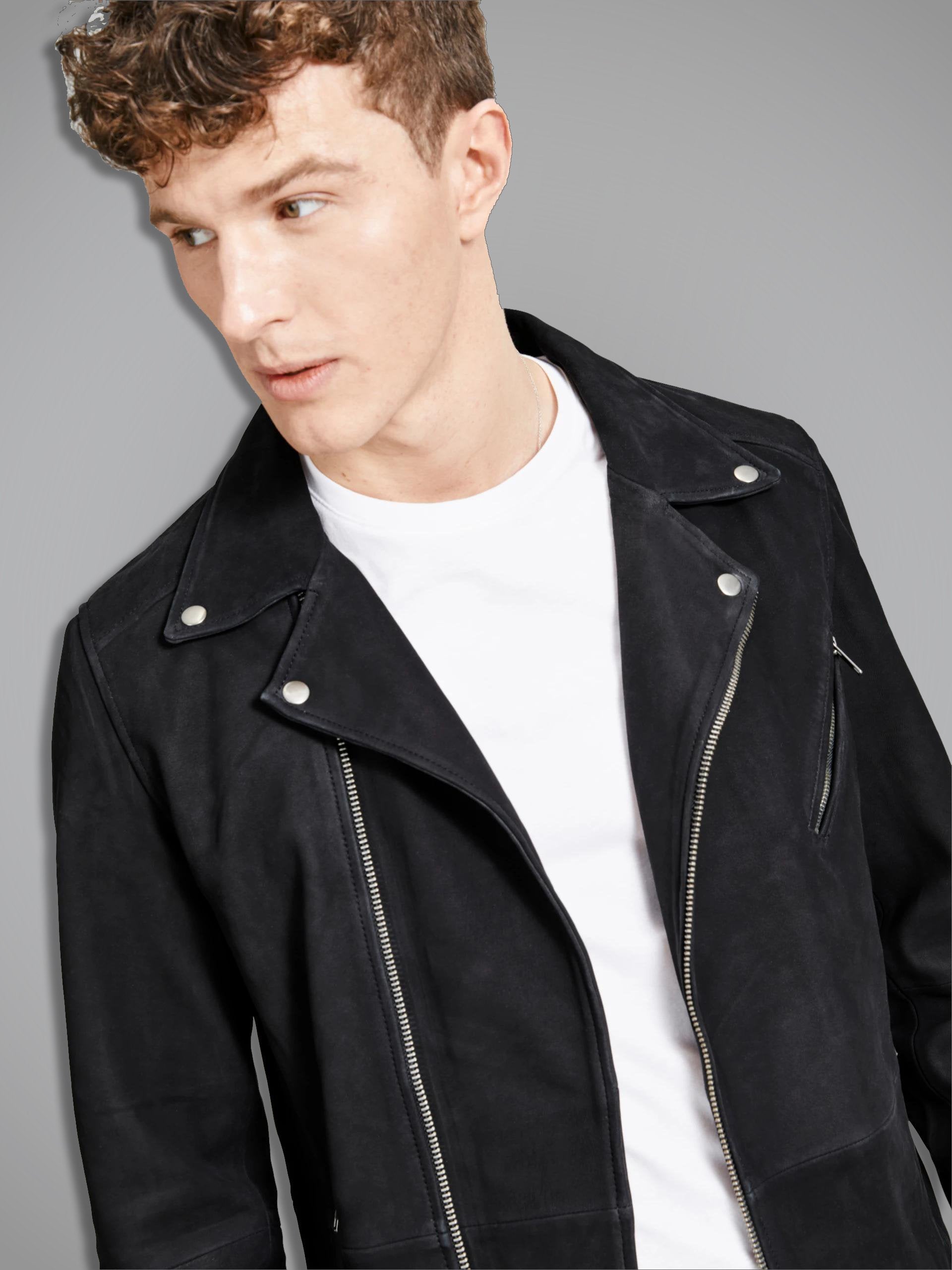 Biker YORBAX Stylish Leather Jacket for men