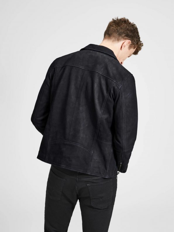 Premium YORBAX Leather Jacket in uk for men