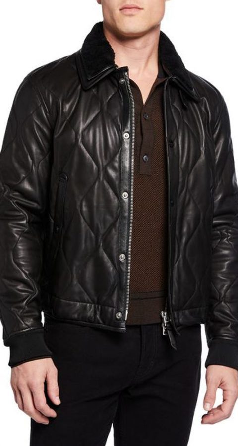 Men's Quilted Leather Jackets