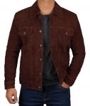 Mens_Dark_Brown_Trucker_Suede_Real_Leather_Jacket__67251_std