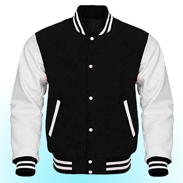 Custom wool and real leather letterman jacket - your unique style in France style