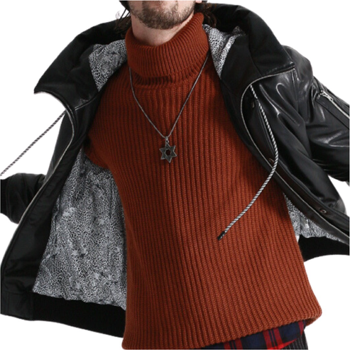 Genuine Sheepskin Leather Jacket For Men Goose Down Winter Coat Warm & Thick Outwear by ASO