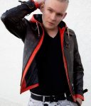 Goku Hood Leather Jacket