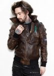 Cyberpunk samurai jacket with futuristic design in USA