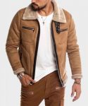 Mens-Brown-Faux-Shearling-Suede-Leather-Jacket-667×800-1-2