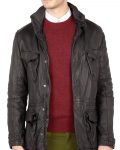 Stylish Los Angeles washed leather jacket for men in USA