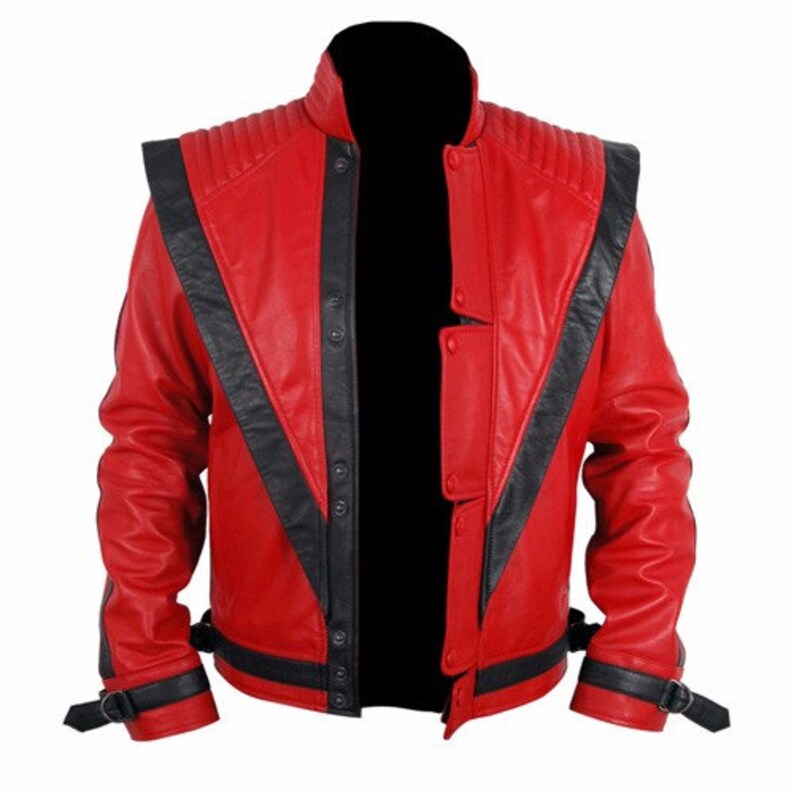 Trendy men’s red leather jacket for a bold and stylish look in USA
