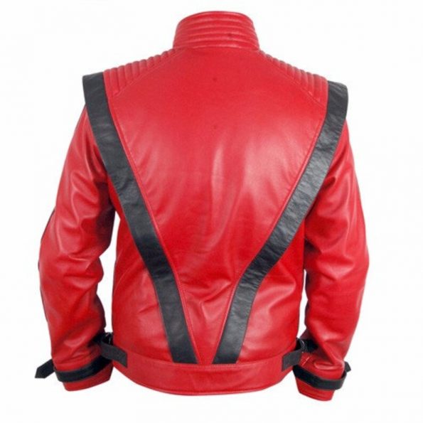 Modern men’s red leather jacket for a striking appearance in USA