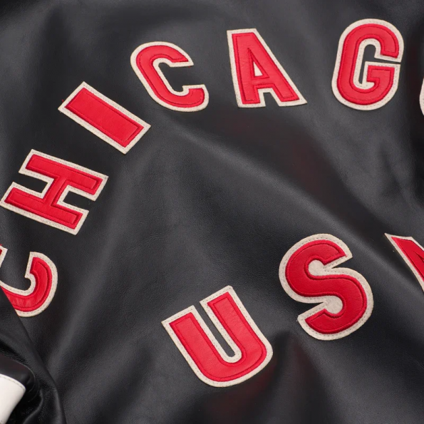 Men's Genuine Chicago Leather Jacket in USA