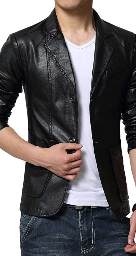 Men's Leather Blazers
