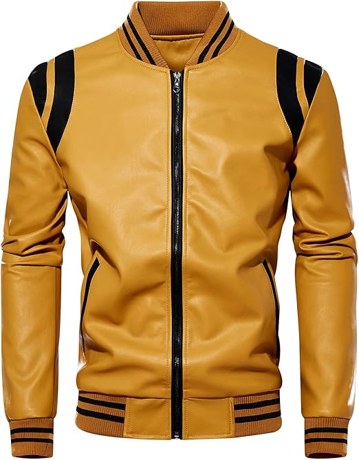 Men's Stand Collar jacket Motorcycle