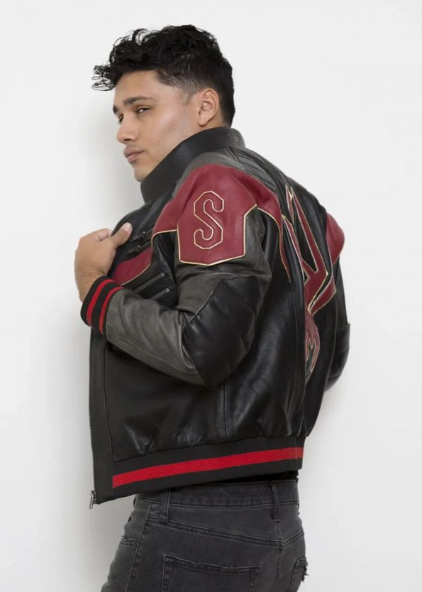 Stylish animated Spider-Man jacket worn by Miles Morales in USA