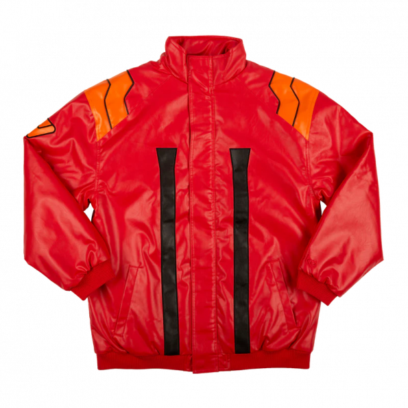 Misato character racing jacket with graphic prins in USA