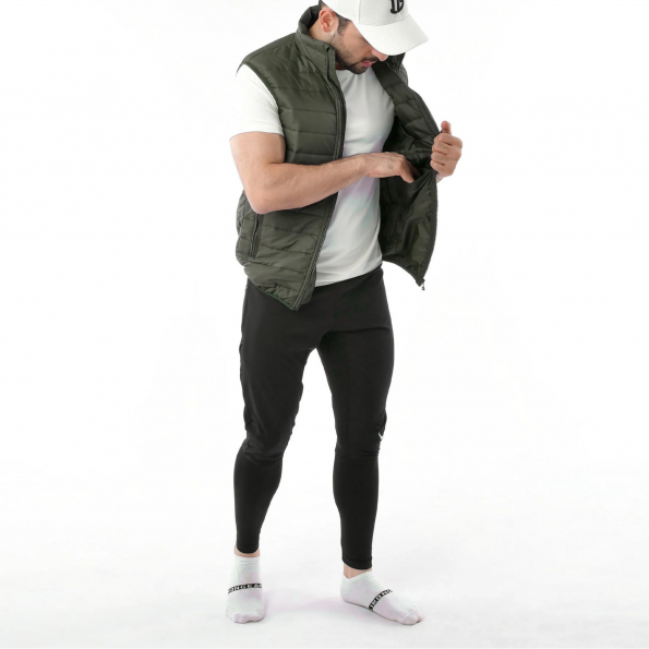 Athletic puffer vest for men and women in USA